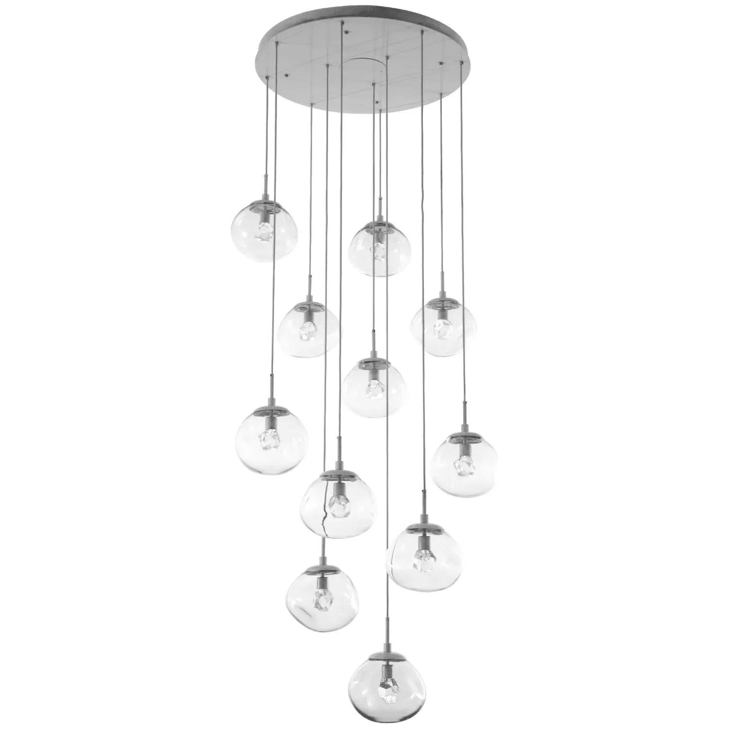 Hammerton Studio - Nebula Nova Round Multi-Port, 11-Light - CHB0068-11-BS-ZC-C01-L1 | Montreal Lighting & Hardware
