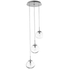 Hammerton Studio - Nebula Nova Round Multi-Port, 3-Light - CHB0068-03-BS-GC-C01-L1 | Montreal Lighting & Hardware