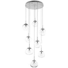 Hammerton Studio - Nebula Nova Round Multi-Port, 8-Light - CHB0068-08-BS-ZC-C01-L1 | Montreal Lighting & Hardware