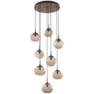 Hammerton Studio - Nebula Nova Round Multi-Port, 8-Light - CHB0068-08-FB-FB-C01-L1 | Montreal Lighting & Hardware
