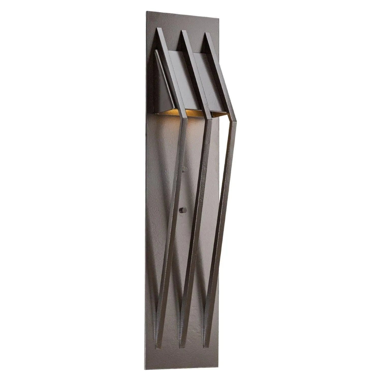 Hammerton Studio - Outdoor Dark Sky 24" Tall Bridge Sconce - ODB0057-24-AG-0-L2 | Montreal Lighting & Hardware