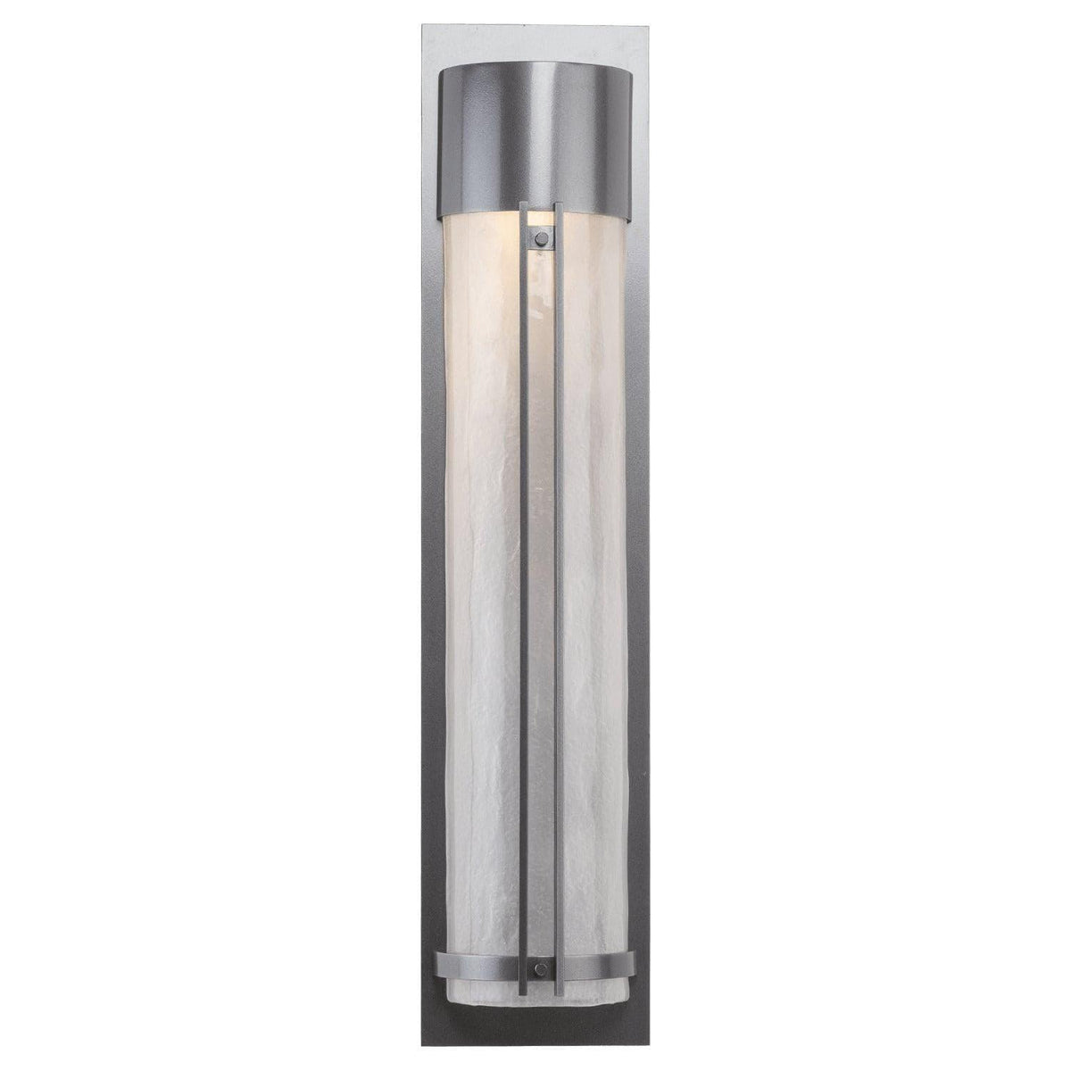 Hammerton Studio - Outdoor Tall Round Cover Sconce with Metalwork - ODB0054-31-AG-FG-G1 | Montreal Lighting & Hardware