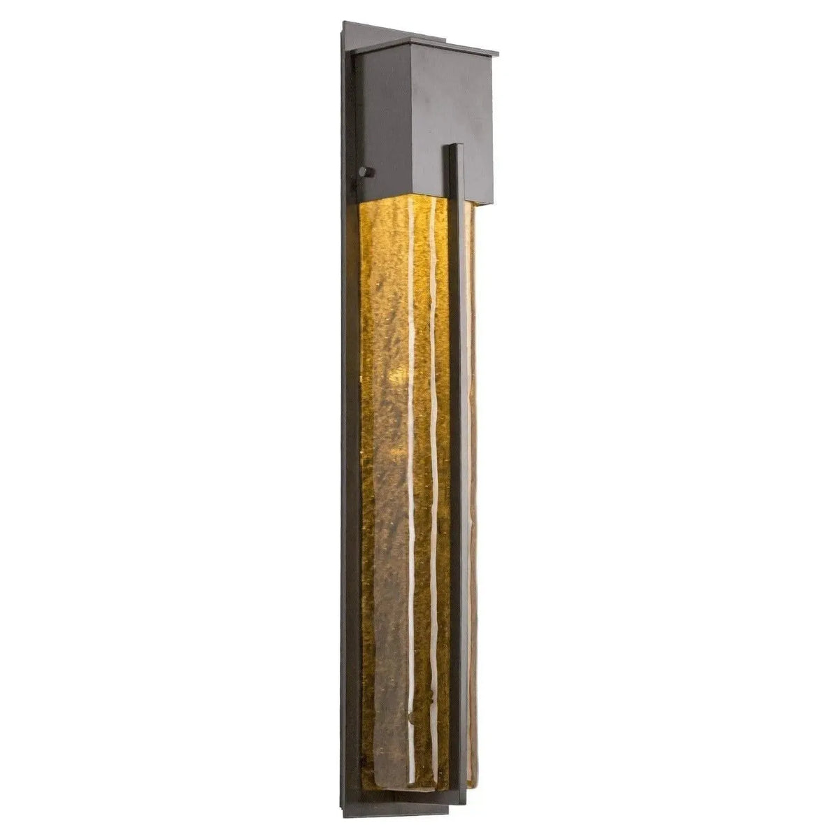 Hammerton Studio - Outdoor XL Square Cover Sconce with Metalwork - ODB0055-29-SB-BG-G1 | Montreal Lighting & Hardware