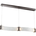 Hammerton Studio - Parallel Curved Linear Suspension, 7-Light - PLB0042-48-SN-CR-CA1-L1 | Montreal Lighting & Hardware