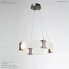 Hammerton Studio - Parallel Ring Chandelier, 24-Inch - CHB0042-24-GM-CG-CA1-L1 | Montreal Lighting & Hardware