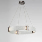 Hammerton Studio - Parallel Ring Chandelier, 33-Inch - CHB0042-33-SN-CR-CA1-L1 | Montreal Lighting & Hardware