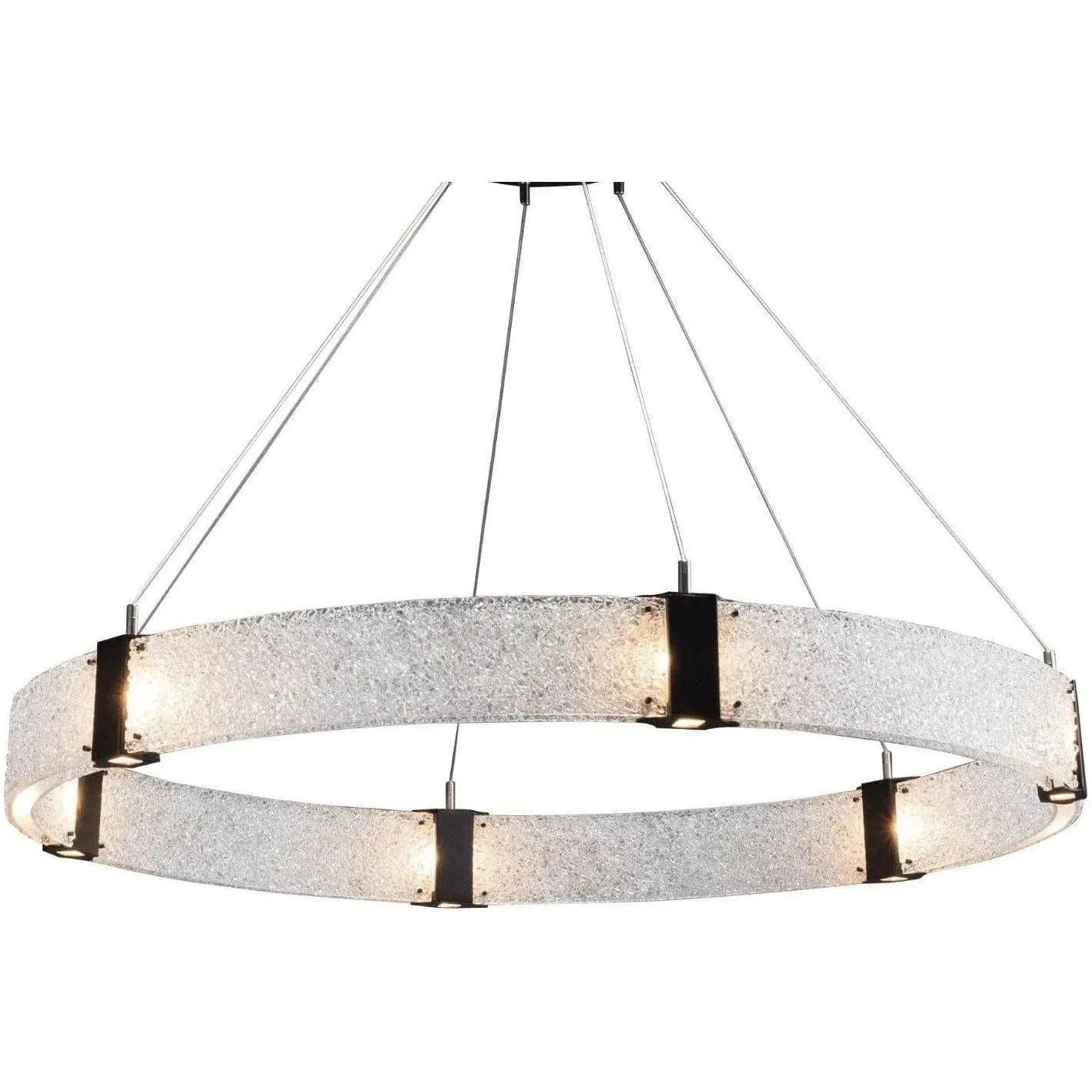 Hammerton Studio - Parallel Ring Chandelier, 48-Inch - CHB0042-48-MB-CR-CA1-L1 | Montreal Lighting & Hardware