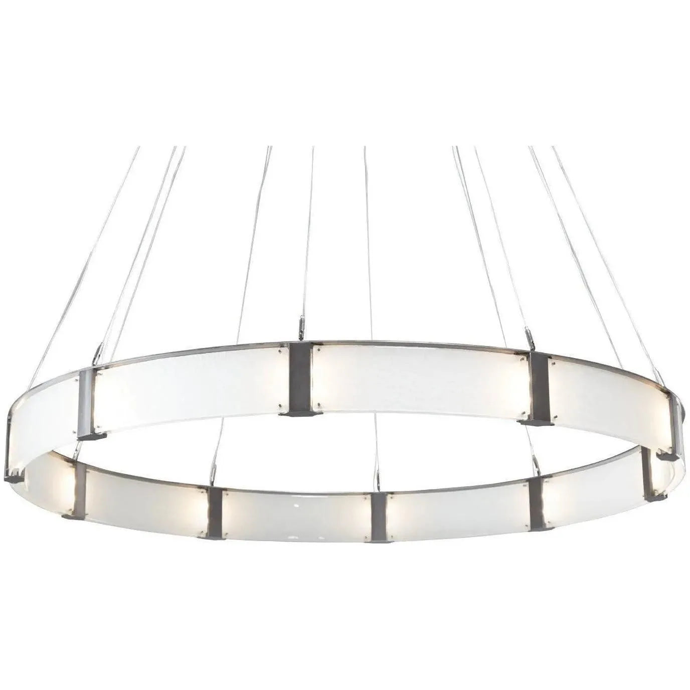 Hammerton Studio - Parallel Ring Chandelier, 72-Inch - CHB0042-72-BS-CG-CA1-L1 | Montreal Lighting & Hardware