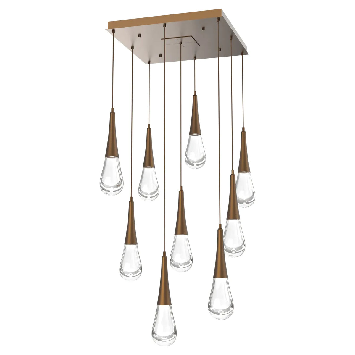 Hammerton Studio - Raindrop Square Multi-Port - CHB0078-09-FB-C-C01-L1 | Montreal Lighting & Hardware