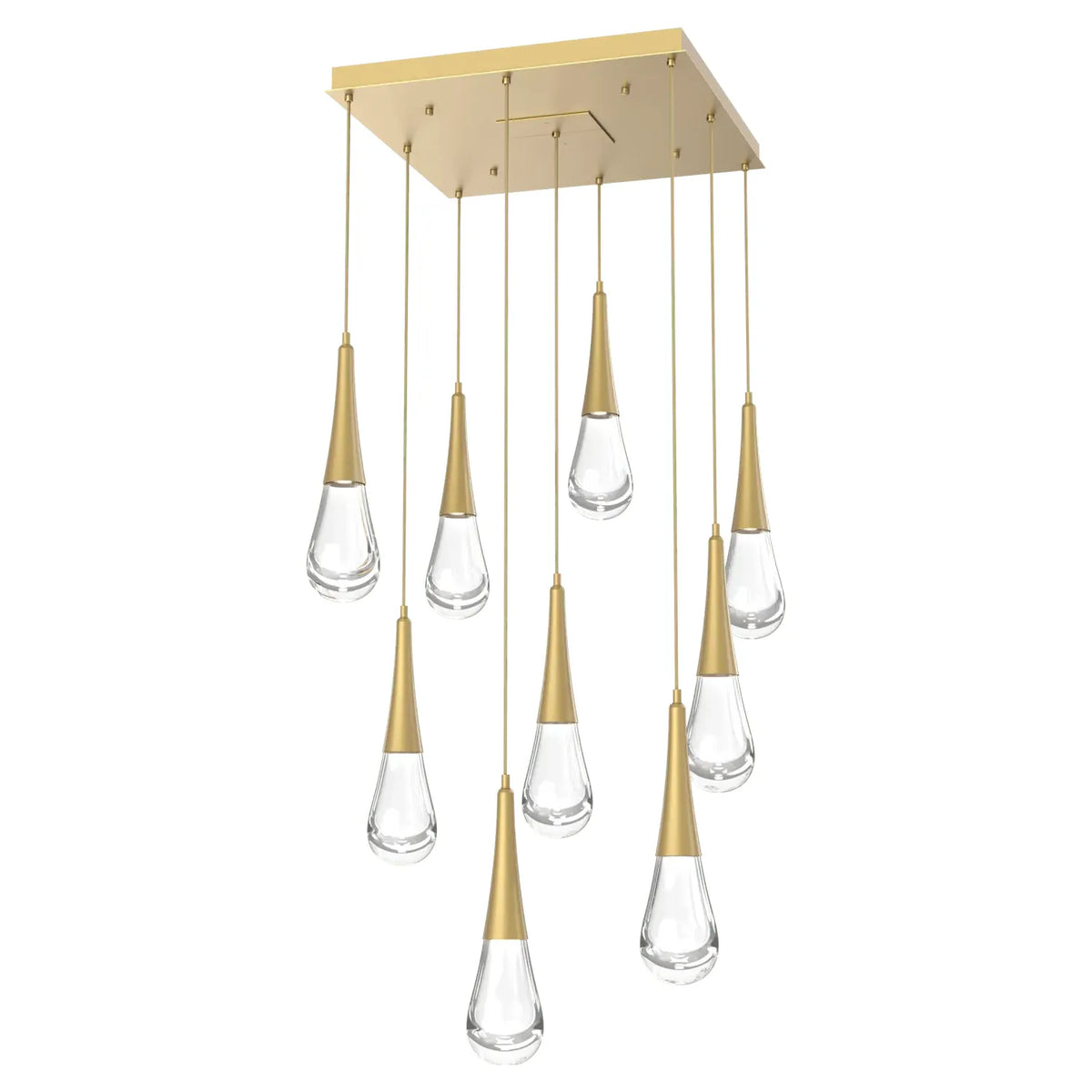 Hammerton Studio - Raindrop Square Multi-Port - CHB0078-09-GB-C-C01-L3 | Montreal Lighting & Hardware