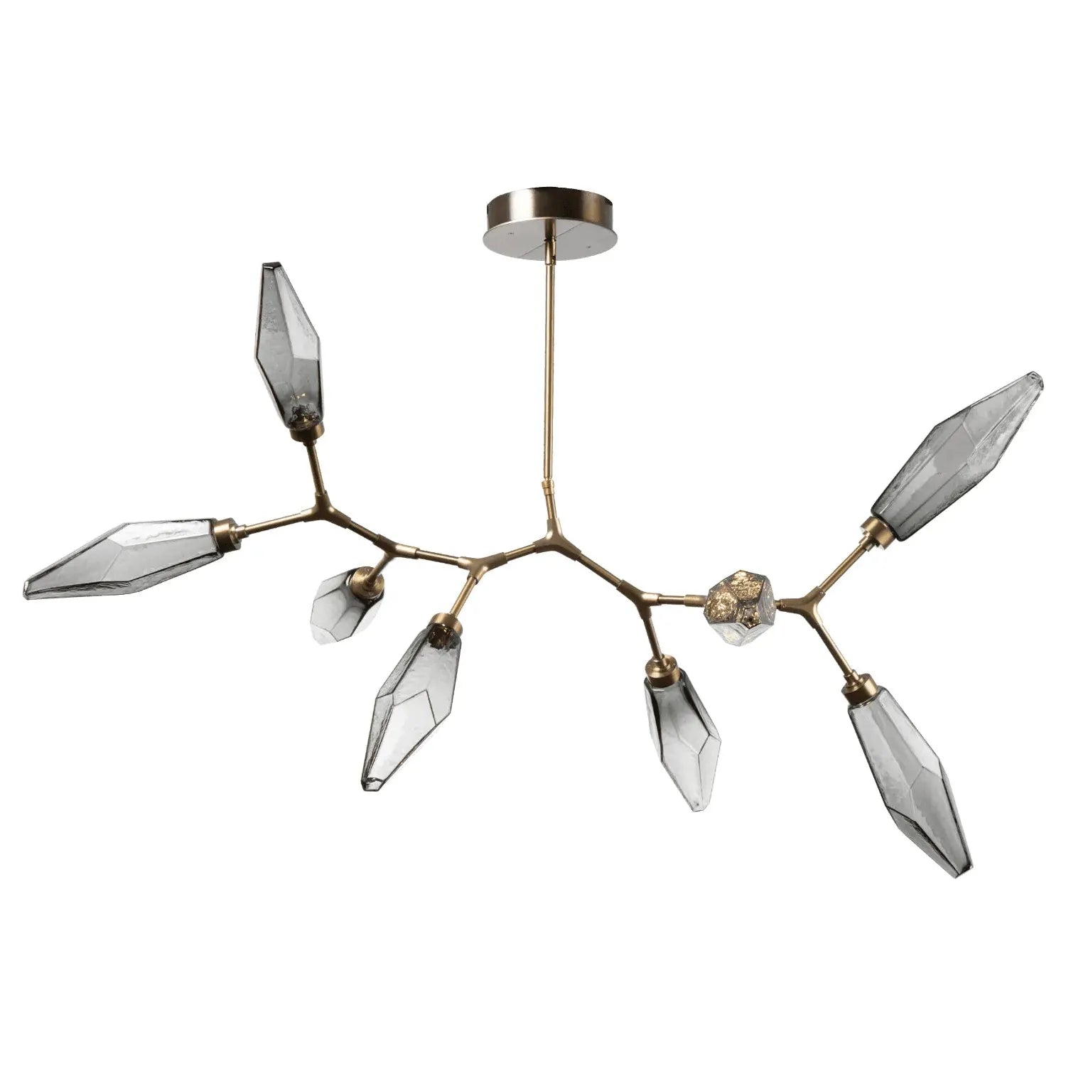 Hammerton Studio - Rock Crystal Modern Branch, 8 PC - PLB0050-BB-HB-CB-001-L1 | Montreal Lighting & Hardware