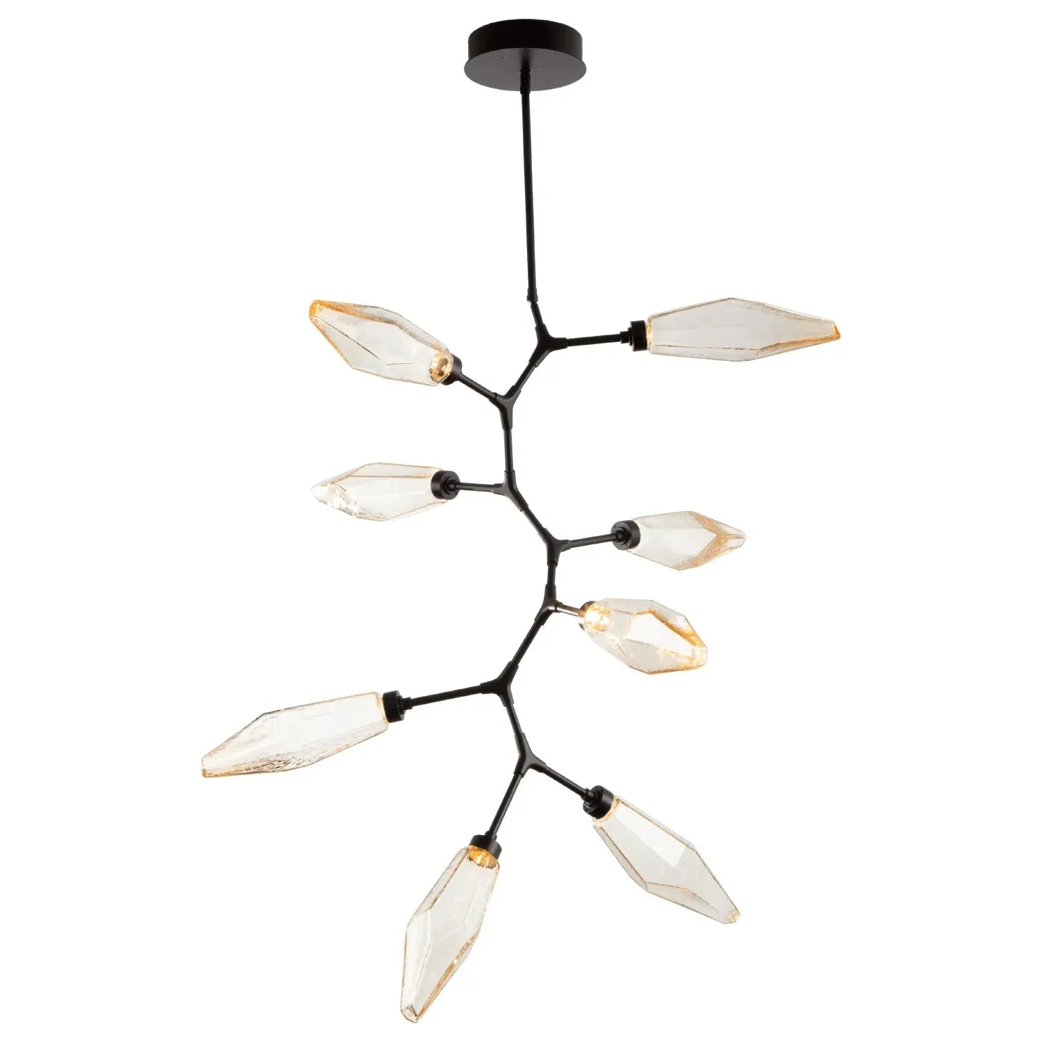 Hammerton Studio - Rock Crystal Modern Vine, 8 PC - CHB0050-VB-SN-CA-001-L1 | Montreal Lighting & Hardware