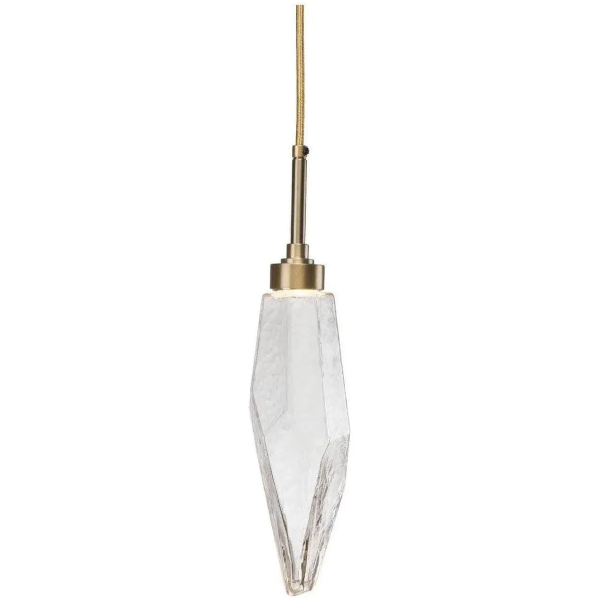 Hammerton Studio - Rock Crystal Pendant, 15-Inch - LAB0050-15-HB-CC-C01-L1 | Montreal Lighting & Hardware