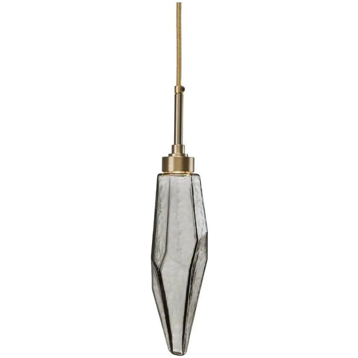 Hammerton Studio - Rock Crystal Pendant, 15-Inch - LAB0050-15-HB-CS-C01-L1 | Montreal Lighting & Hardware