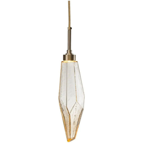 Cristal de roche Suspension, 17 pouces