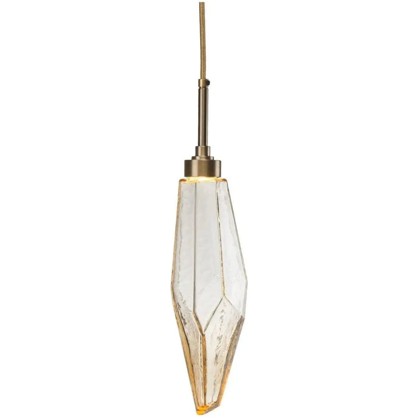 Hammerton Studio - Rock Crystal Pendant, 17-Inch - LAB0050-17-HB-CA-C01-L1 | Montreal Lighting & Hardware