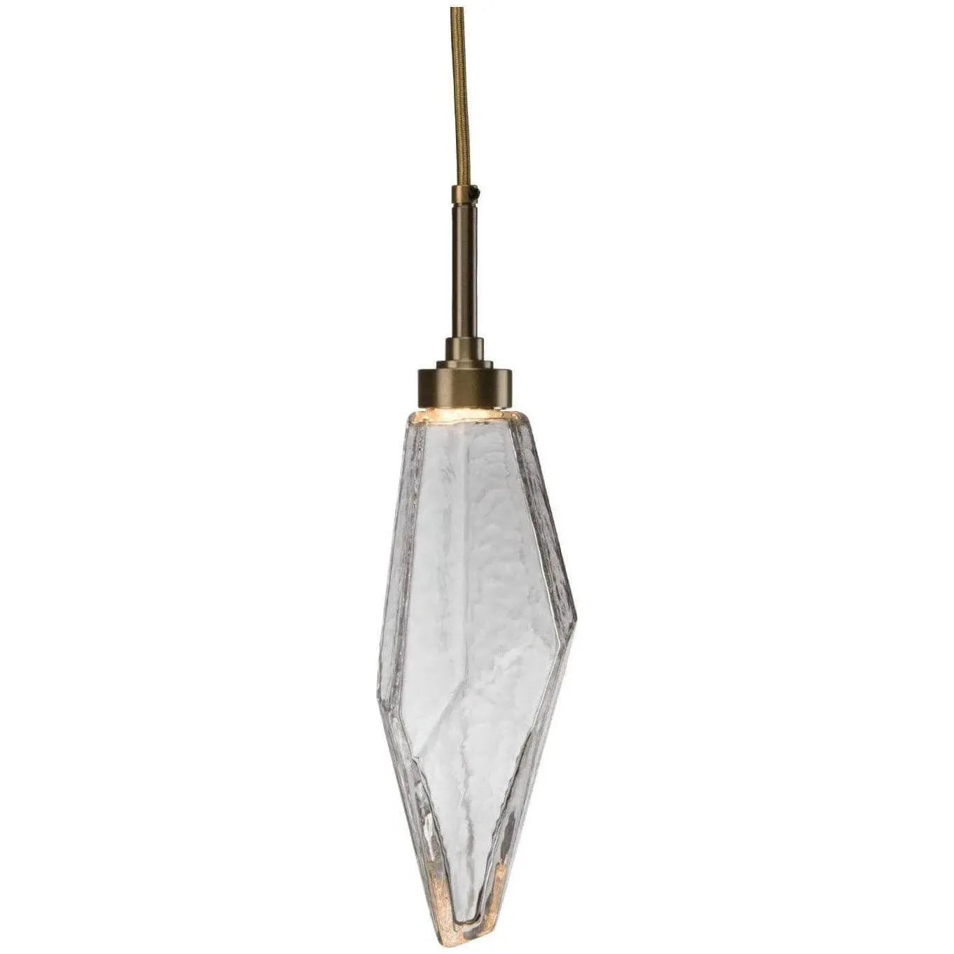 Hammerton Studio - Rock Crystal Pendant, 17-Inch - LAB0050-17-HB-CC-C01-L1 | Montreal Lighting & Hardware