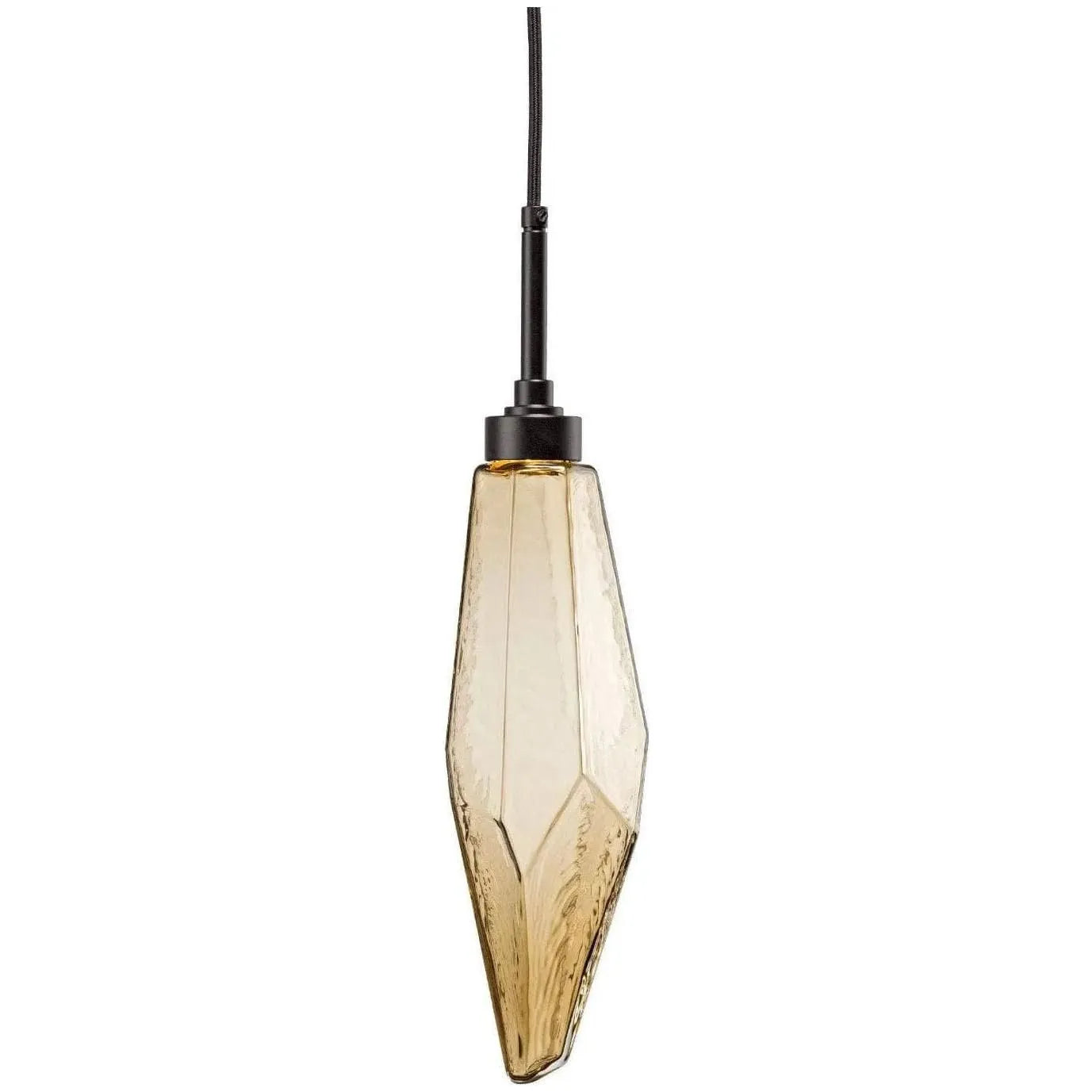 Hammerton Studio - Rock Crystal Pendant, 17-Inch - LAB0050-17-MB-CB-C01-L1 | Montreal Lighting & Hardware
