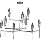 Hammerton Studio - Rock Crystal Round Belvedere Chandelier, 54-Inch - CHB0050-54-GM-CS-001-L1 | Montreal Lighting & Hardware