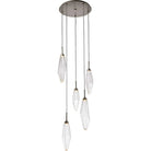 Hammerton Studio - Rock Crystal Round Multi-Port, 5-Light - CHB0050-05-BS-CC-C01-L1 | Montreal Lighting & Hardware
