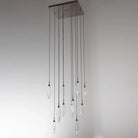 Hammerton Studio - Rock Crystal Square Multi-Port, 12-Light - CHB0050-12-BS-CC-C01-L1 | Montreal Lighting & Hardware