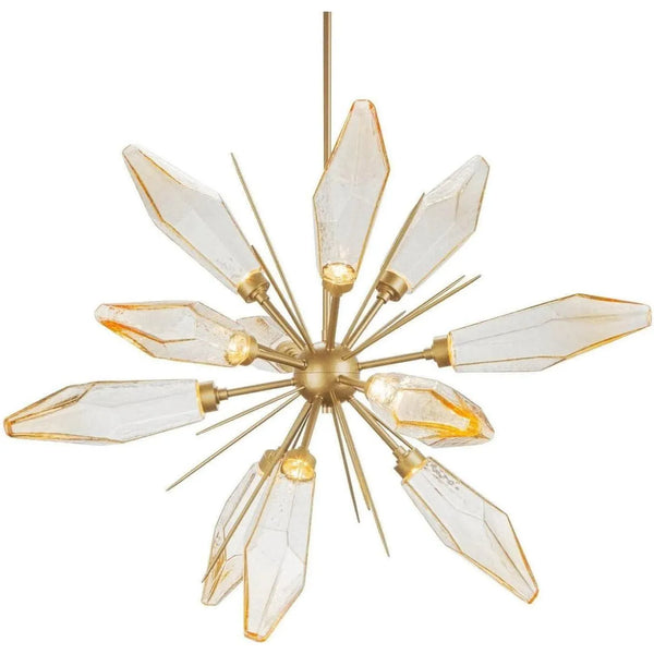 Cristal de roche Starburst, 38 pouces