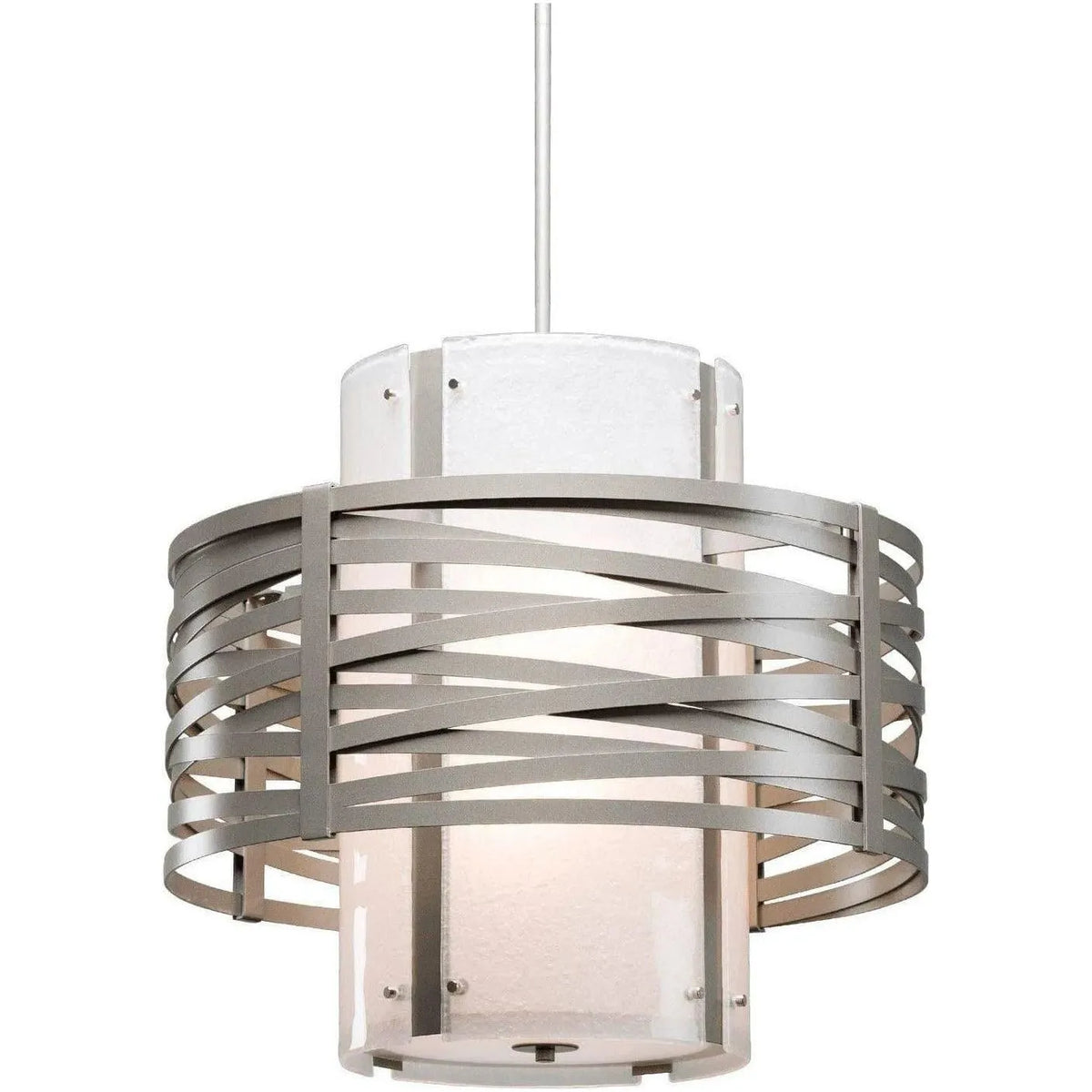 Hammerton Studio - Tempest Double Drum, 24-Inch - CHB0013-2A-BS-FG-001-E2 | Montreal Lighting & Hardware