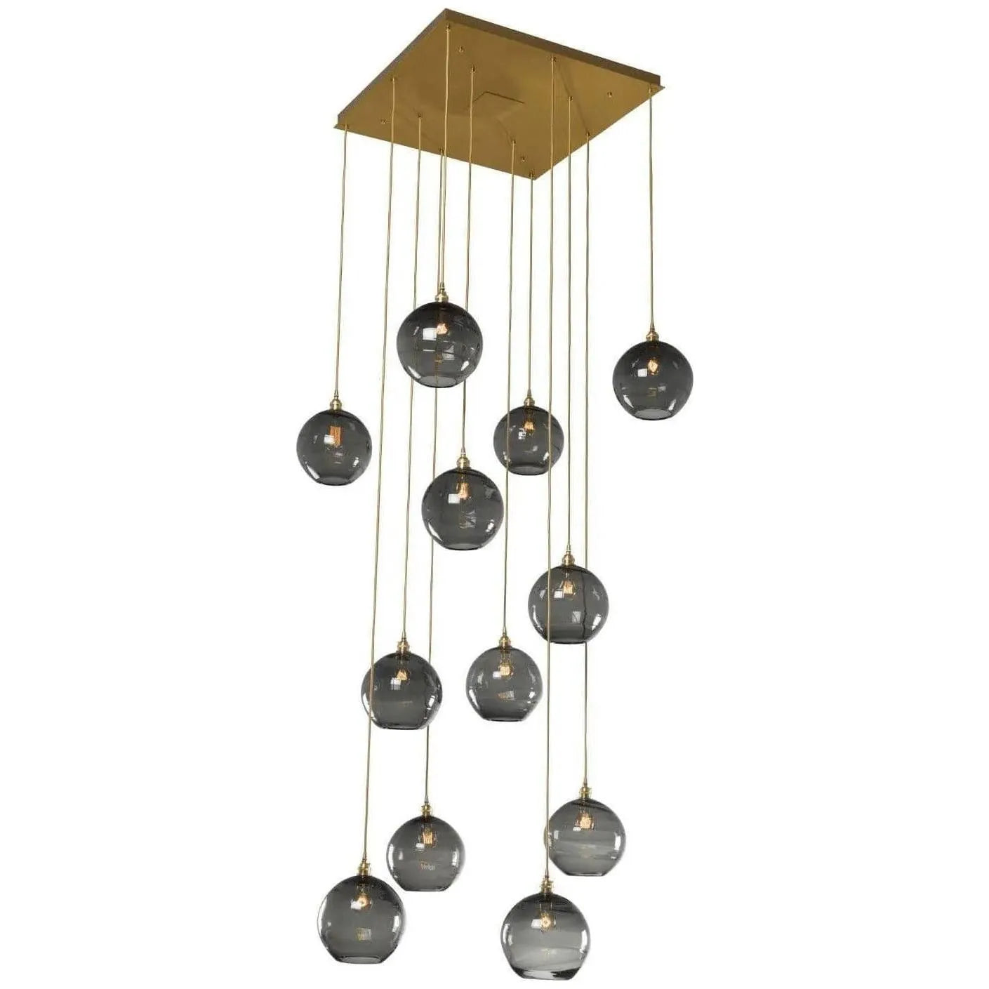 Hammerton Studio - Terra Square Multi-Port, 12-Light - CHB0047-12-GB-OS-C01-E2 | Montreal Lighting & Hardware