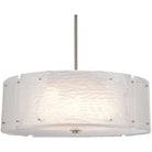 Hammerton Studio - Textured Glass Chandelier, 30-Inch - CHB0044-30-BS-FG-001-E2 | Montreal Lighting & Hardware