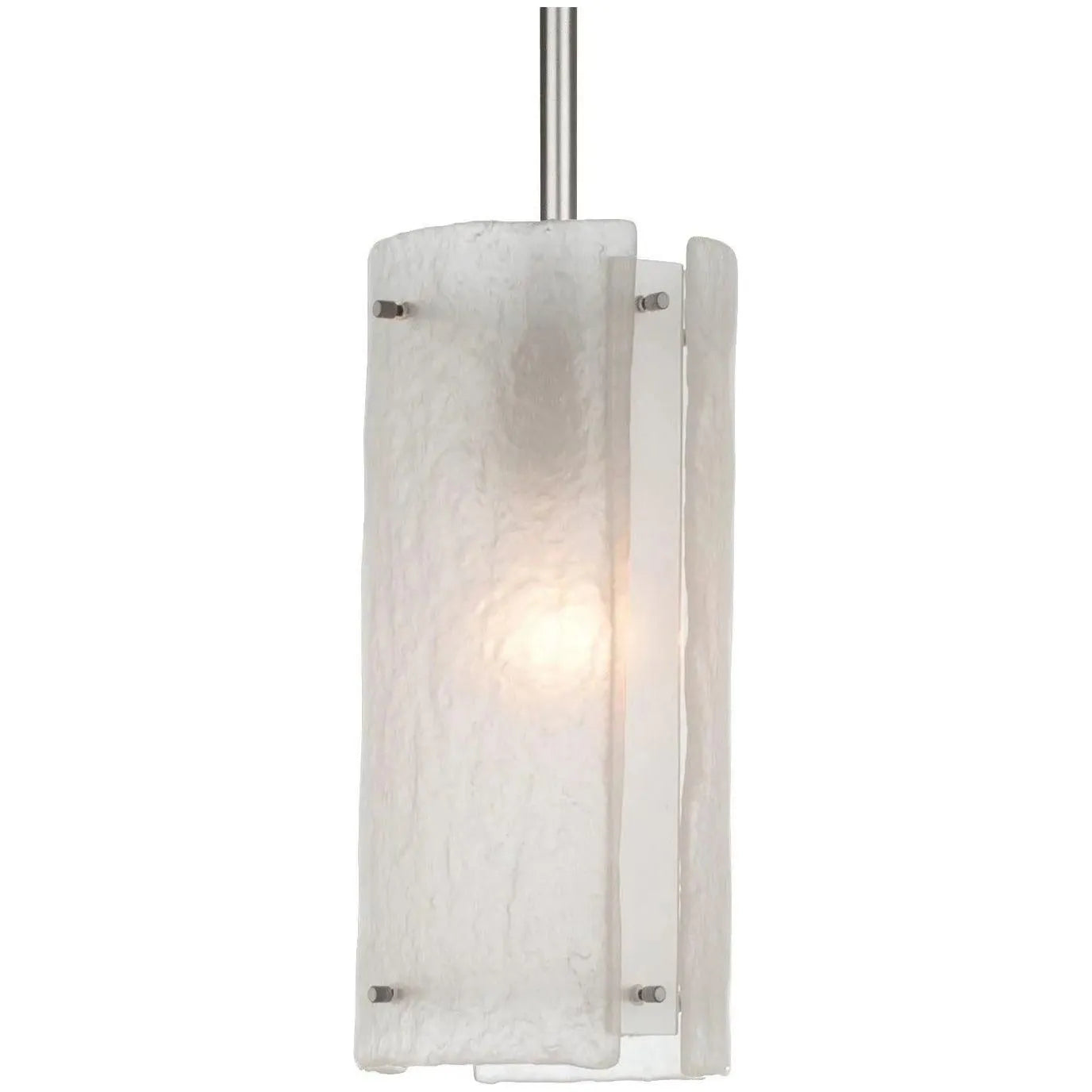 Hammerton Studio - Textured Glass Pendant, 12-Inch - LAB0044-12-BS-FG-001-E2 | Montreal Lighting & Hardware