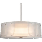 Hammerton Studio - Textured Glass Round Chandelier, 24-Inch - CHB0044-24-BS-FS-001-E2 | Montreal Lighting & Hardware