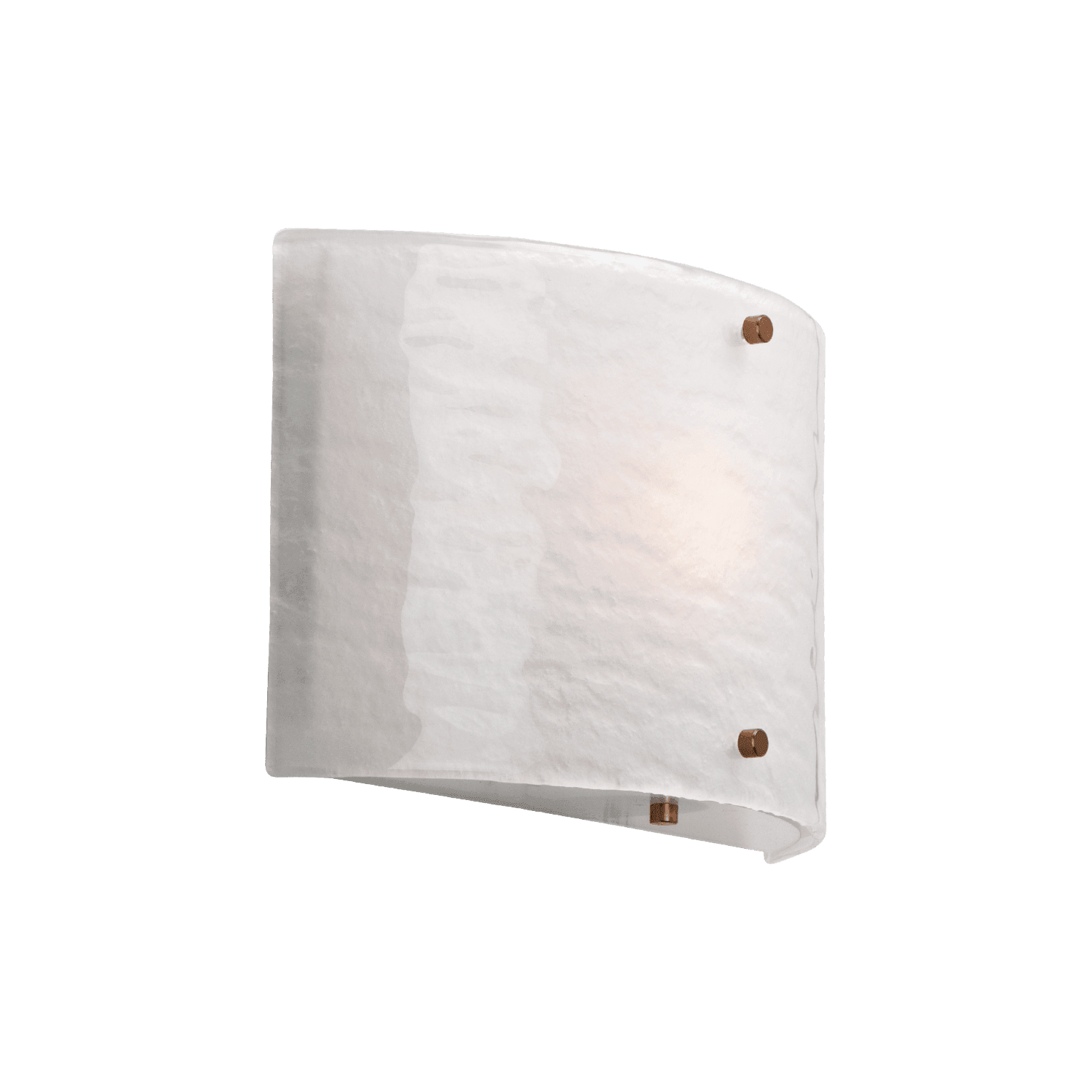 Hammerton Studio - Textured Glass Round Cover Sconce - CSB0044-0A-RB-FG-E2 | Montreal Lighting & Hardware
