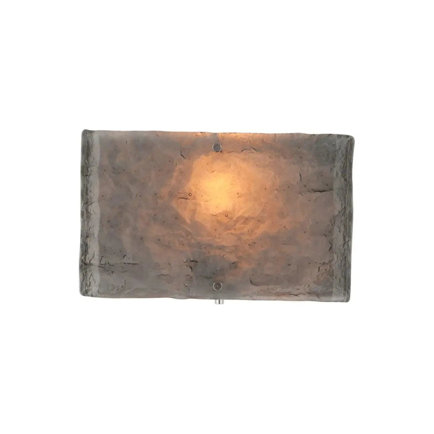 Hammerton Studio - Textured Glass Square Cover Sconce - CSB0044-0B-GM-SG-E2 | Montreal Lighting & Hardware