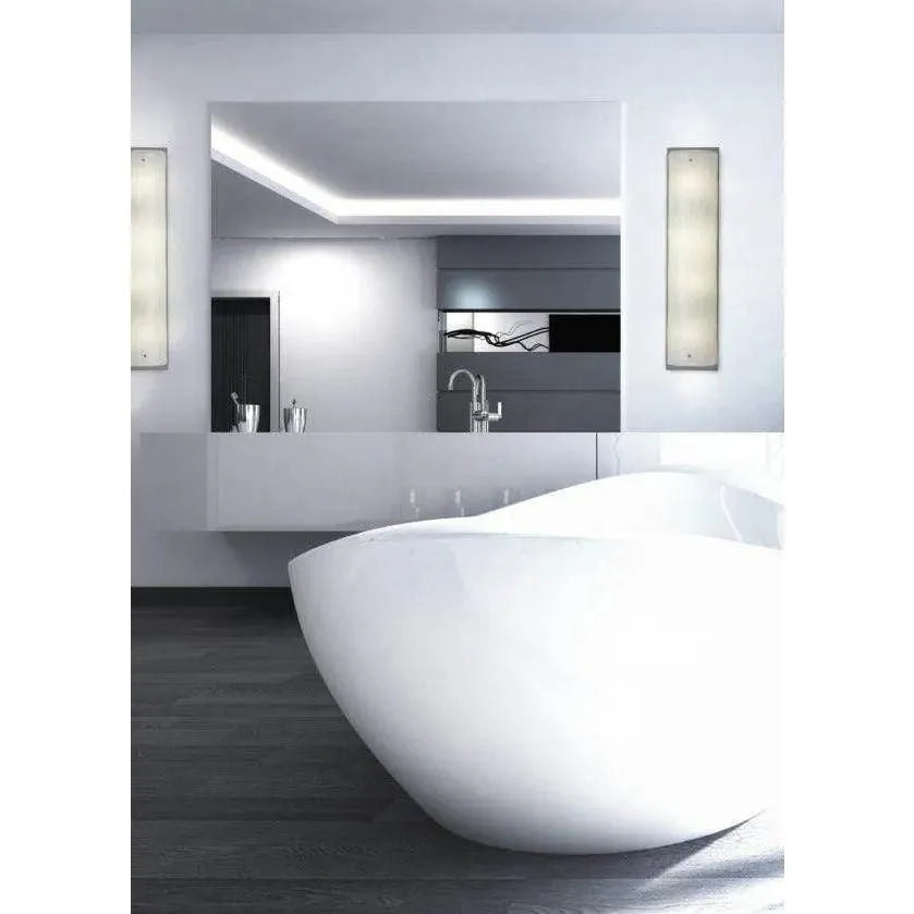 Hammerton Studio - Textured Glass Vanity, 0C-inch - VLB0044-13-GB-FG-E2 | Montreal Lighting & Hardware