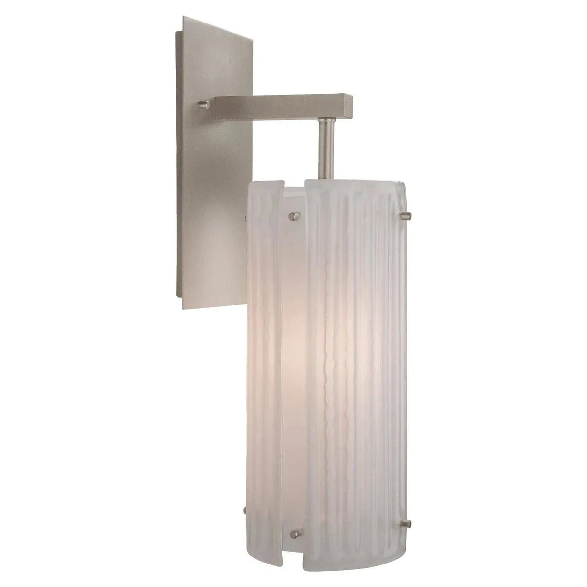 Hammerton Studio - Textured Glass Wall Sconce, 0A-inch - IDB0044-18-BS-FG-E2 | Montreal Lighting & Hardware