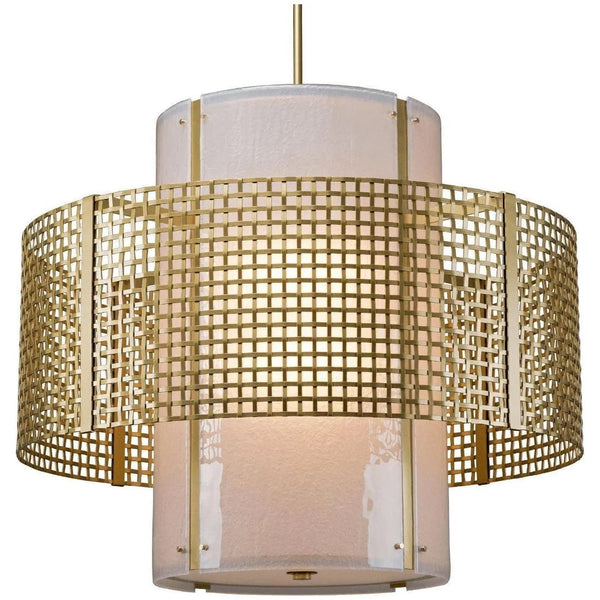 Tambour double en tweed, 38 pouces