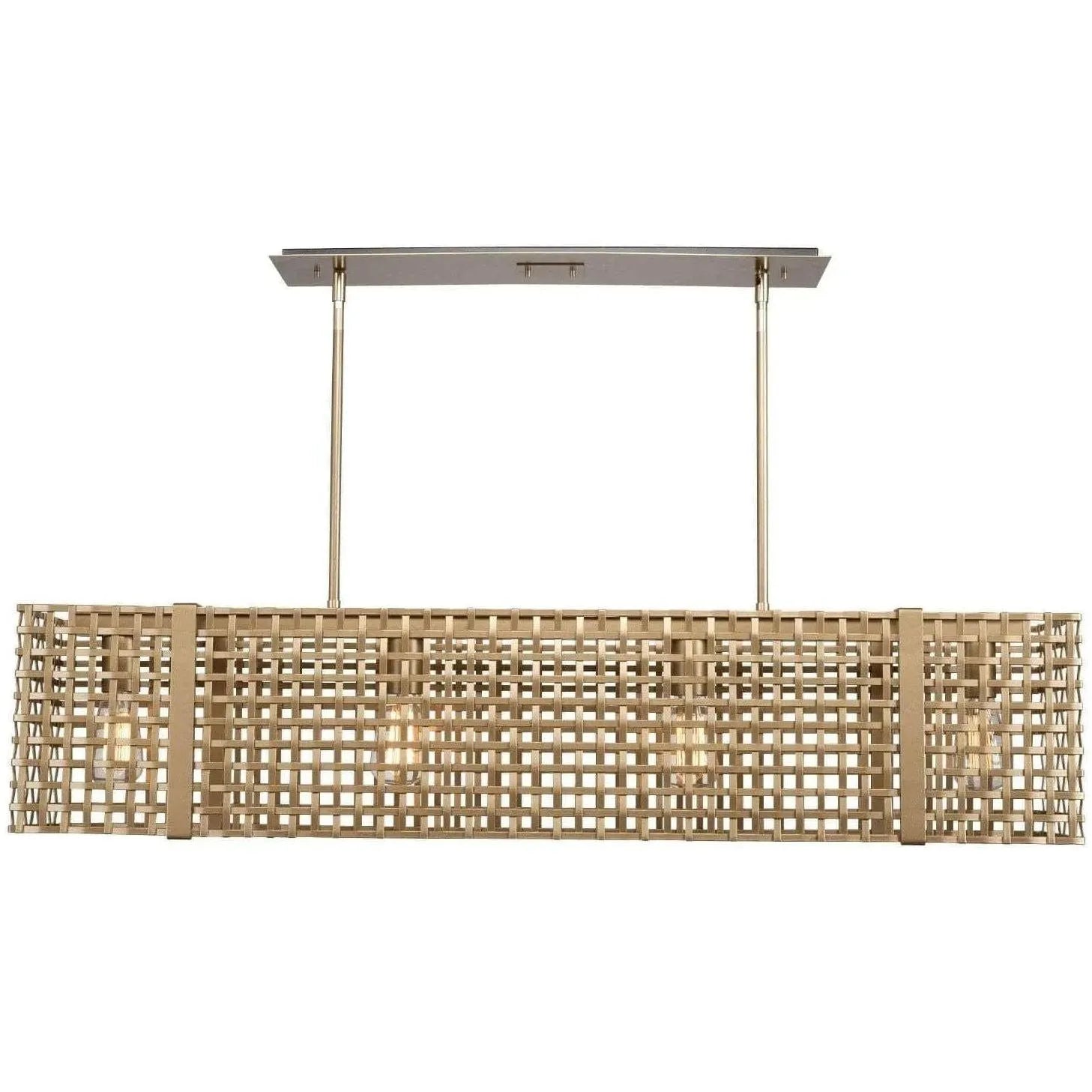 Hammerton Studio - Tweed Linear Suspension, 45-Inch - PLB0037-45-GB-0-001-E2 | Montreal Lighting & Hardware