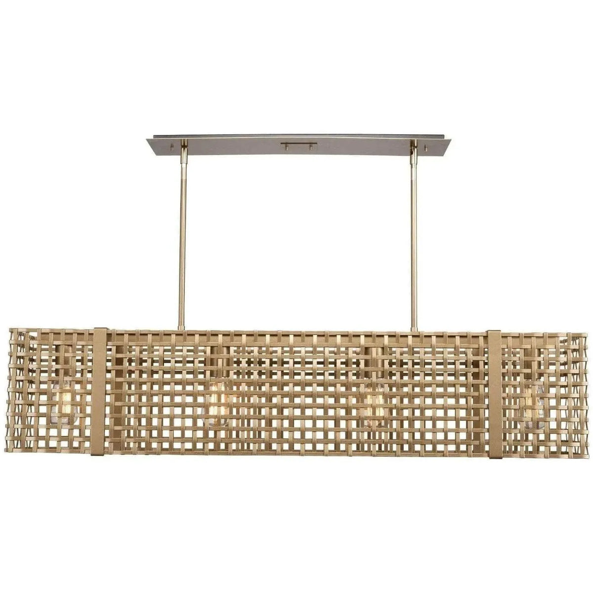 Hammerton Studio - Tweed Linear Suspension, 45-Inch - PLB0037-45-GB-0-001-E2 | Montreal Lighting & Hardware