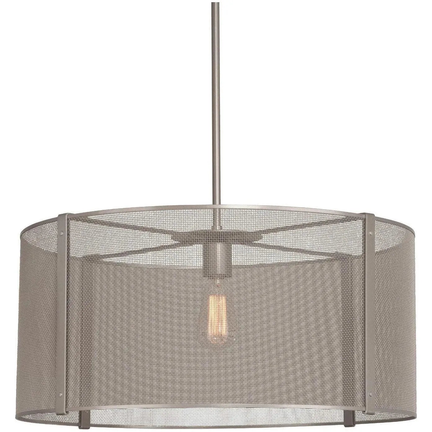 Hammerton Studio - Uptown Mesh Drum, 24-Inch - CHB0019-24-BS-0-001-E2 | Montreal Lighting & Hardware