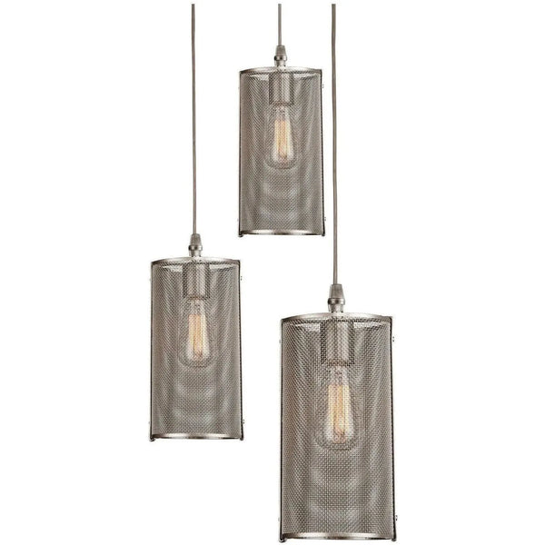 Uptown Mesh rond multiport, 3 lumières