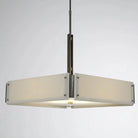 Hammerton Studio - Urban Loft Square Chandelier, 24-Inch - CHB0026-0A-SN-IW-001-E2 | Montreal Lighting & Hardware