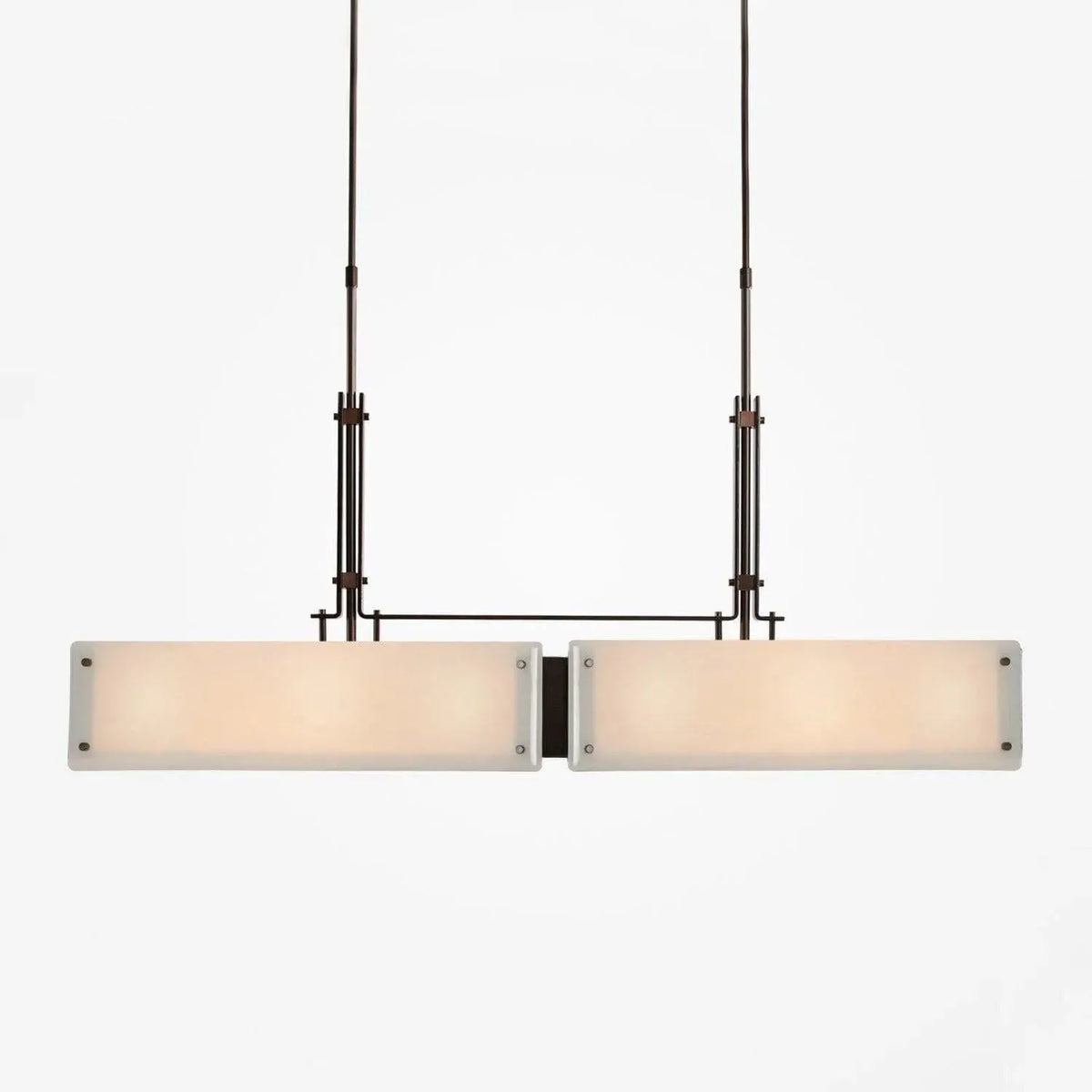 Hammerton Studio - Urban Loft Trestle LED Linear Suspension, 45-Inch - PLB0026-0A-RB-IW-001-L1 | Montreal Lighting & Hardware