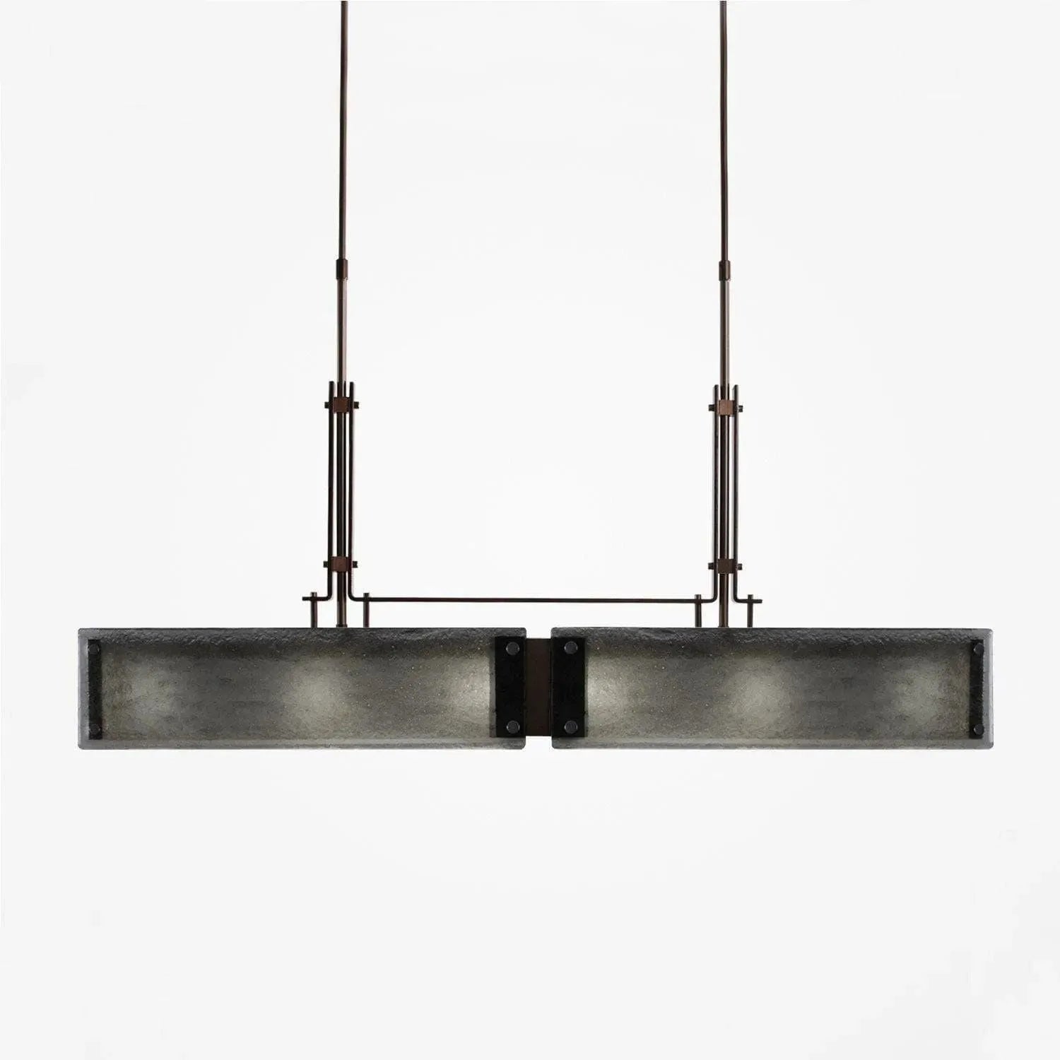 Hammerton Studio - Urban Loft Trestle Linear Suspension, 45-Inch - PLB0026-0A-RB-SG-001-E2 | Montreal Lighting & Hardware