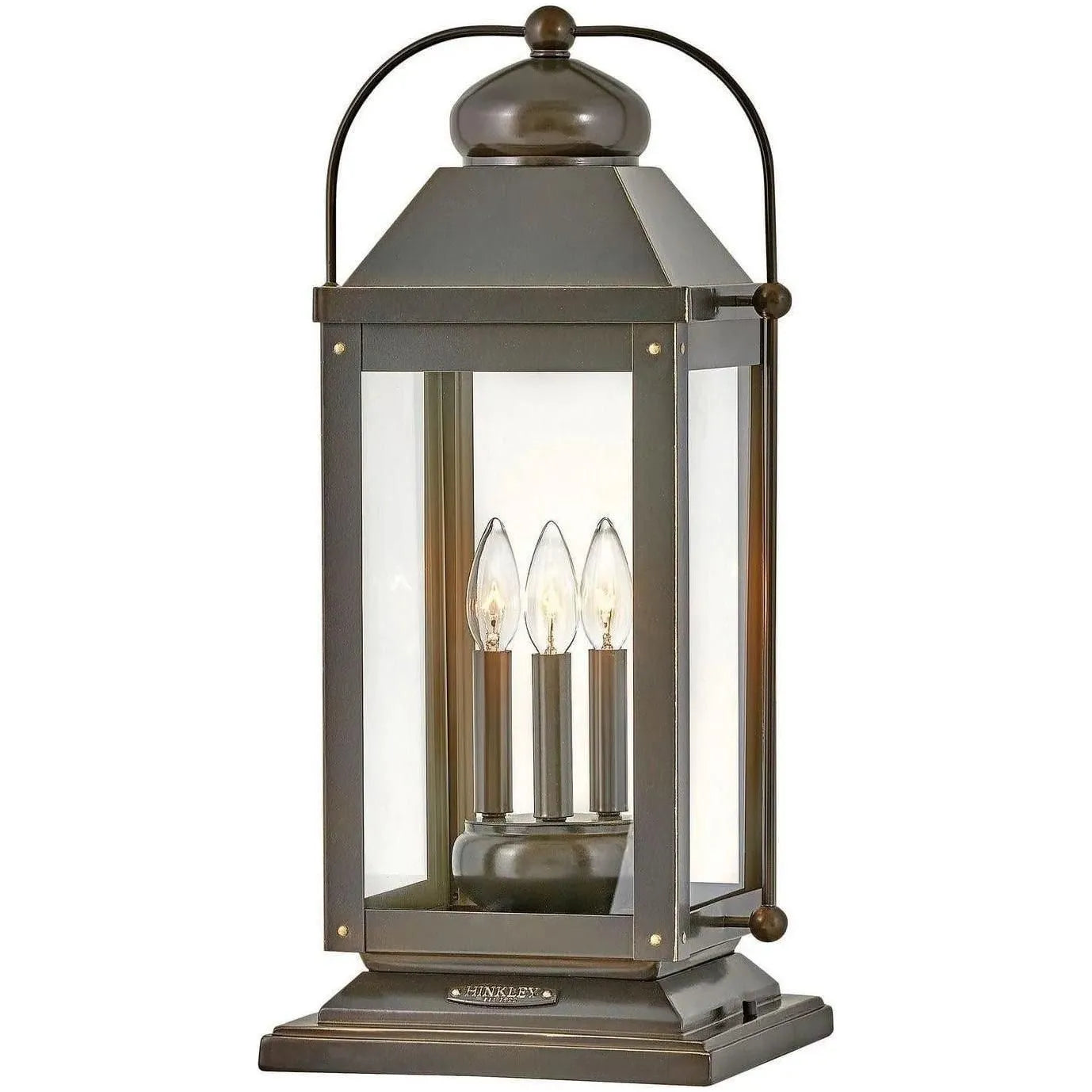 Hinkley Lighting - Anchorage 24-Inch Outdoor Post Mount - 1857LZ | Montreal Lighting & Hardware