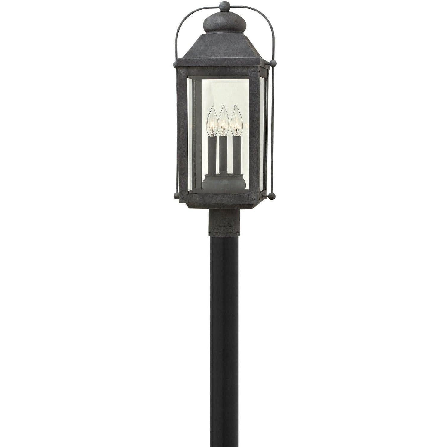 Hinkley Lighting - Anchorage 25-Inch Outdoor Post Mount - 1851DZ | Montreal Lighting & Hardware