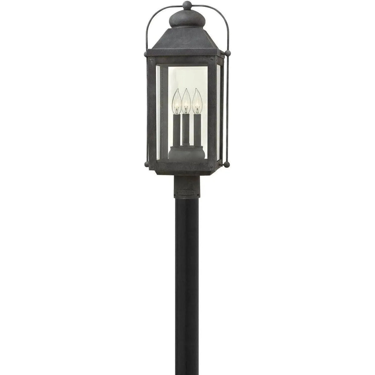 Hinkley Lighting - Anchorage 25-Inch Outdoor Post Mount - 1851DZ | Montreal Lighting & Hardware
