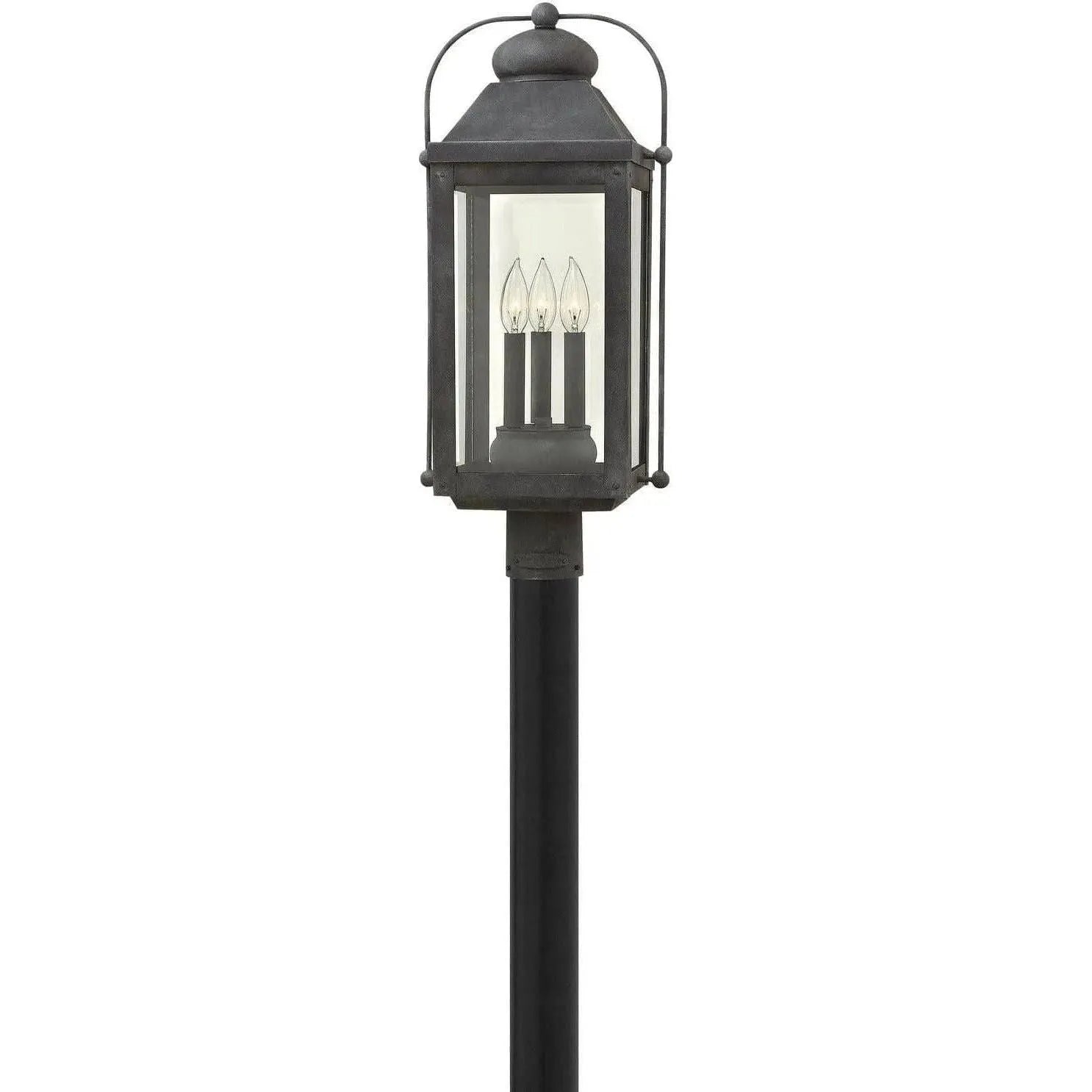 Hinkley Lighting - Anchorage 25-Inch Outdoor Post Mount - 1851DZ | Montreal Lighting & Hardware