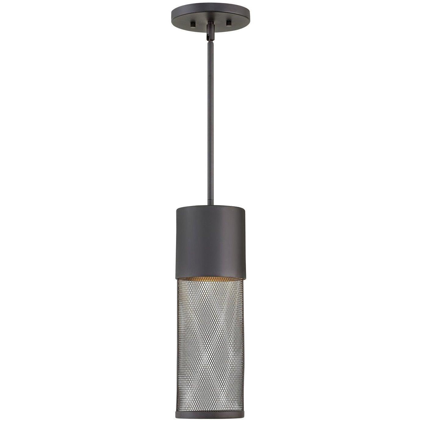 Hinkley Lighting - Aria 5-Inch Outdoor Hanging Lantern - 2302BK | Montreal Lighting & Hardware