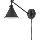 Hinkley Lighting - Arti 11-Inch Swing Arm Wall Light - 3690BK | Montreal Lighting & Hardware