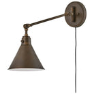 Hinkley Lighting - Arti 11-Inch Swing Arm Wall Light - 3690BK | Montreal Lighting & Hardware